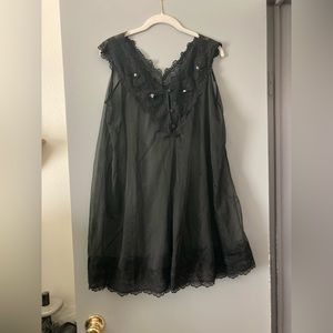 Vintage Babydoll Lace Nightgown